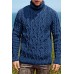 Men's High Collar Needle Sweater