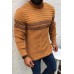 Striped Men's Sweater Knit Casual Sweater